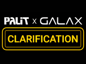 An image showing both Palit's logo as well as that of its sub-brand Galax