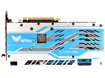 Sapphire Radeon RX 590 Nitro+ Special Edition - Back. (Source: Videocardz)