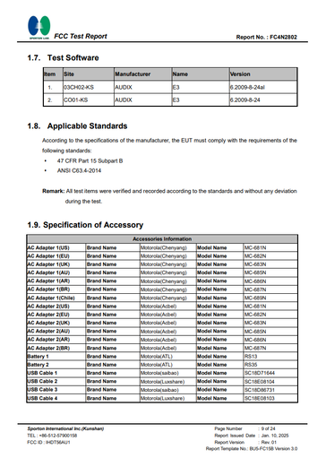 ...and FCC leaks. (Source: 3C, FCC)