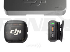 The DJI Mic 3 will be slightly larger than the Mic Mini and considerably smaller than the Mic 2. (Image source: via DroneXL & Jasper Ellens)