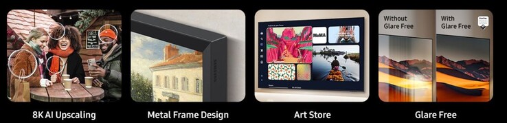 The QN900F features 8K upscaling and an Art Store (Image source: Samsung)