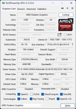 Asus rog gpu z sale