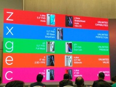 The leaked photo showing Motorola's 2017 smartphone lineup. (Source: Evan Blass)