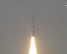 NISAR's launch vehicle lifting off from Satish Dhawan Space Center (Image source: ISRO)
