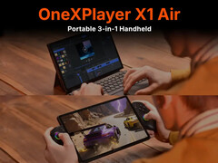 One-Netbook offers the OneXPlayer X1 Air in two processor variants. (Image source: One-Netbook)