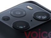 The Oppo Find X3 Pro features a flash-ringed 25x macro zoom lens. (Image: @evleaks/Voice)