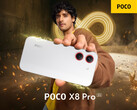 The Poco X8 Pro in one of its two launch colour options. 