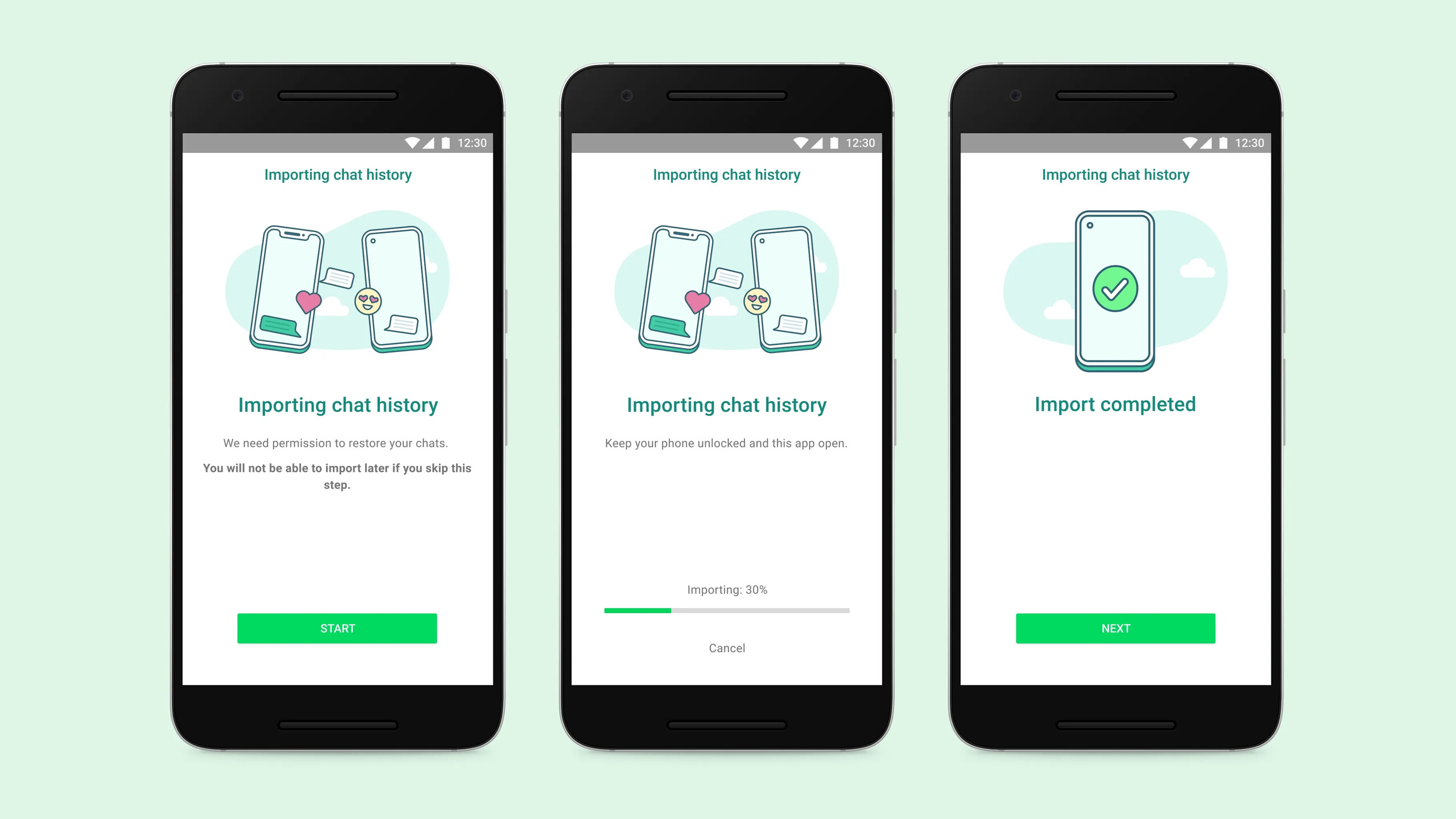 how to add android whatsapp to iphone