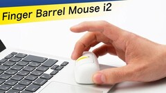 The compact Finger Barrel Mouse i2 is ergonomically designed to prevent palm heat build-up. (Source: MEETS TRADING)