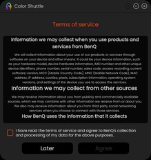 ...collects user data