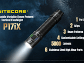 The Nitecore P17iX offers the same features as the P27iX, only with a smaller head