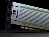 The NVIDIA Tesla T4 features a paltry 585 MHz base clock (Image source: NVIDIA)