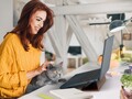 The Acer Aspire Vero 14 and Vero 15 have recycled plastic chassis and trackpads. (Image source: Acer)