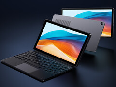 The Hi10 X2 can be purchased for $177.11 with the coupon code. Pictured: a promo picture of the Windows tablet with Chuwi keyboard attached. (Image source: Chuwi)