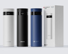 The smart water bottle is available in three colours. (Image source: Huawei)