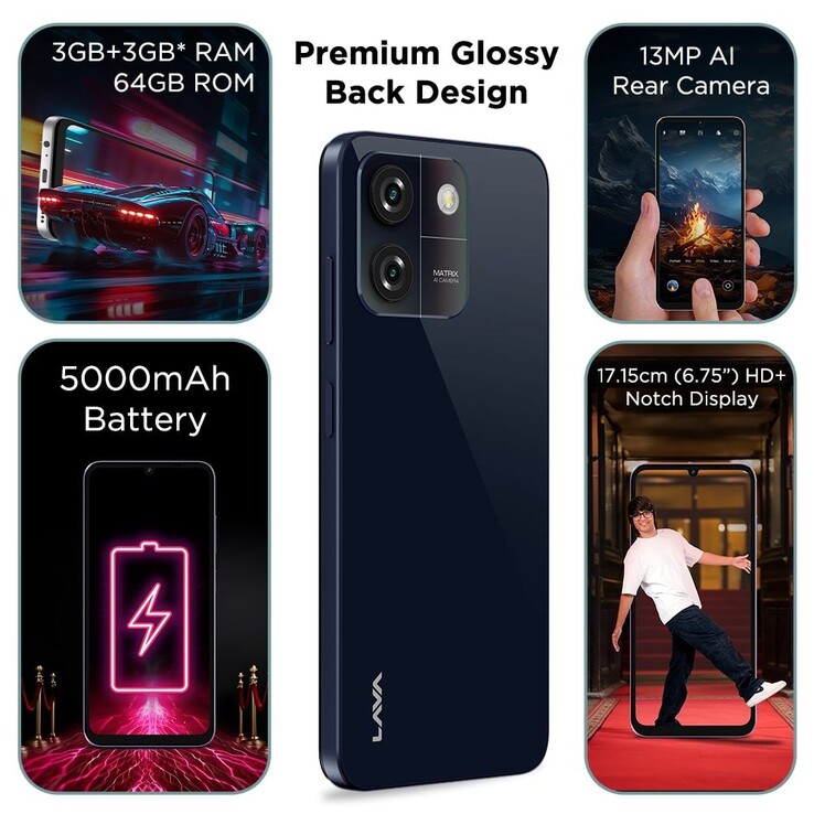The Lava Yuva Smart key features (Image source: Lava)