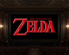 The Legend of Zelda movie seen in a cinema