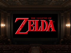 The Legend of Zelda movie seen in a cinema