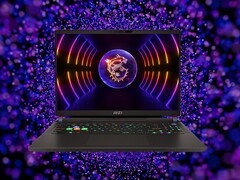 The MSI Vector GP69HX has a per-key RGB backlit keyboard. (Image source: MSI. Unsplash, edited)