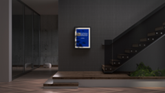 The MorningBlues Gallery T2 frame wireless speaker has a 30-inch anti-glare display (Image source: MorningBlues)