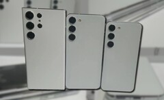 Alleged dummy units of the Samsung Galaxy S23 Ultra, S23+, and S23 have been shared online. (Image source: /Leaks - edited)