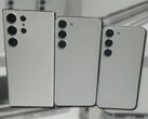 Alleged dummy units of the Samsung Galaxy S23 Ultra, S23+, and S23 have been shared online. (Image source: /Leaks - edited)