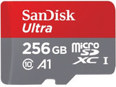 SanDisk Ultra microSDXC UHS-I card Premium Edition that meets the Application Performance Class 1 or A1 requirement of the SD Association’s SD 5.1