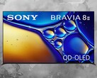 Front of Sony Bravia 8 II OLED TV is shown (Image source: Sony with edits)