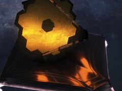 The James Webb Space Telescope pictured here has discovered its first exoplanet. (Image source: NASA/Adriana Manrique Gutierrez)