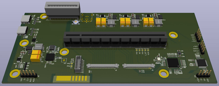 The PCB (Image source: Osy's GitHub repository)