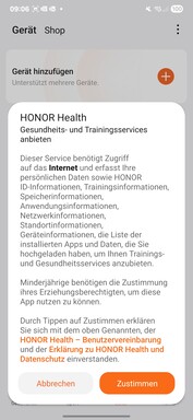 Honor Health app setup