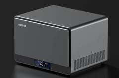 Aoostar has only revealed one image of its substantial NAS so far. (Image source: Aoostar)