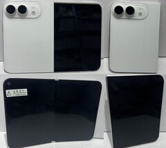 A leaked model of the iPhone Ultra in white colorway.