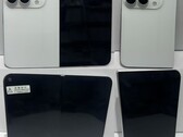 A leaked model of the iPhone Ultra in white colorway.