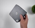 Beelink EQi 304 Intel Wildcat Lake mini PC shown in hand, highlighting its compact design and textured top panel.