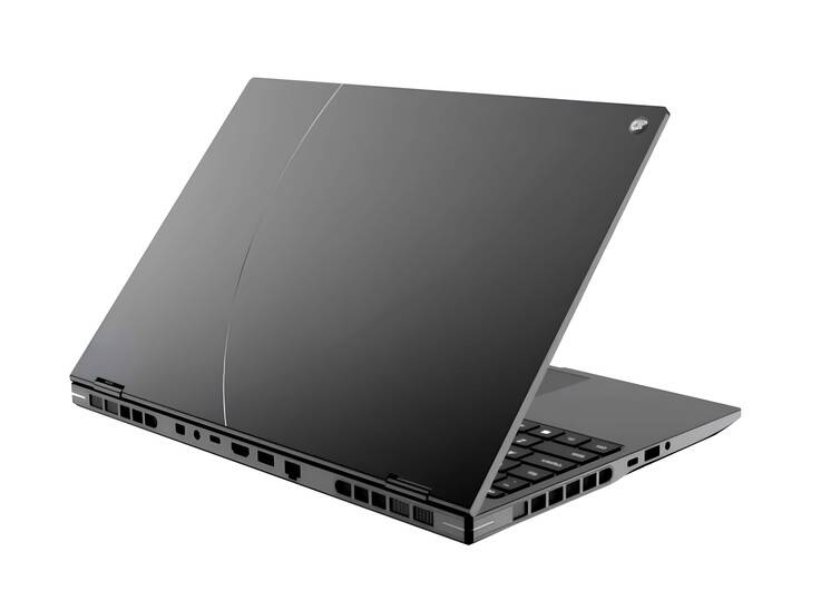 The Colorful iGame gaming laptop features a modest design language.