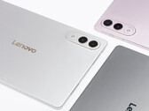 The Xiaoxin AI Tablet Pro GT has a comparatively thin design offset by two rear-facing cameras. (Image source: Lenovo)