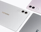 The Xiaoxin AI Tablet Pro GT has a comparatively thin design offset by two rear-facing cameras. (Image source: Lenovo)
