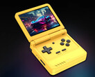 The Powkiddy V90S is the latest in a bumper line of recent clamshell gaming handheld releases. (Image source: Powkiddy - edited)