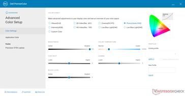 Become familiar with Dell PremierColor for adjusting color profiles and contrast