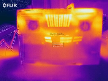 Heat development - bottom (load)