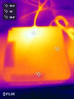 Ninkear L20 during the stress test (top side)