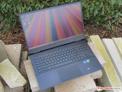 The HP Omen 17-ck2097ng, test unit provided by HP Germany.