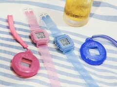The Casio Baby-G BGD-10KG-2JR and the BGD-10KG-4JR watches (right to left)