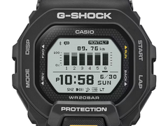 Casio’s G-Shock GBD-200-1A1 (pictured) and GBD-200-7 watches are now available in Europe. (Image source: Casio)