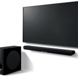 The Yamaha SR-B40A sound bar offers 200 watts of output and Dolby Atmos sound.