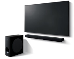 The Yamaha SR-B40A sound bar offers 200 watts of output and Dolby Atmos sound.