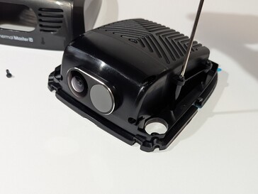 Four screws hold the camera module in place
