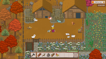 Pictured: A gameplay screenshot from Grimshire.