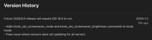 The release notes for Home Assistant iOS version 2025.7.2.